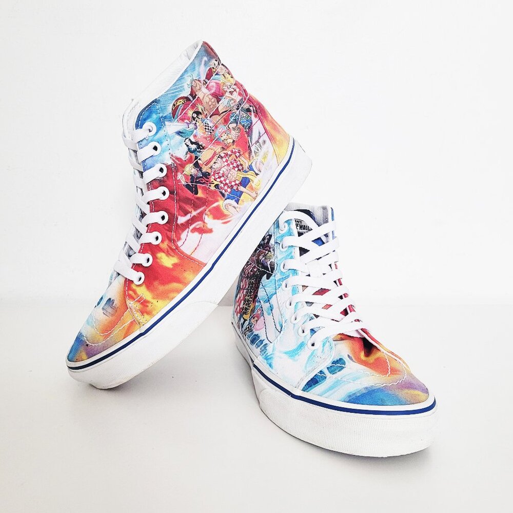 Vans One Piece X SK8-HI Punk Hazard VN0007NS448 - Size 8.5W or 7M